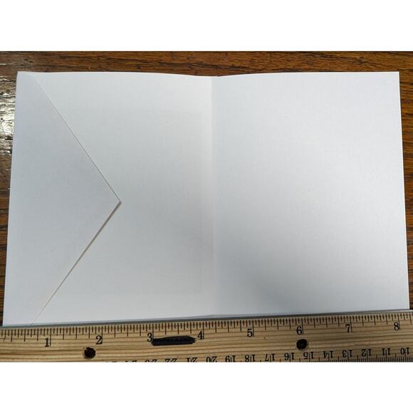 Vintage Cochrane Studios USA Yellow Golden Lab Puppy Dog Blank Greeting Card New - Picture 2 of 3